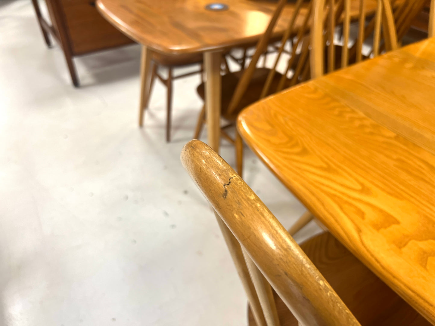 Set of 6, Ercol 365 Quaker Dining Chairs