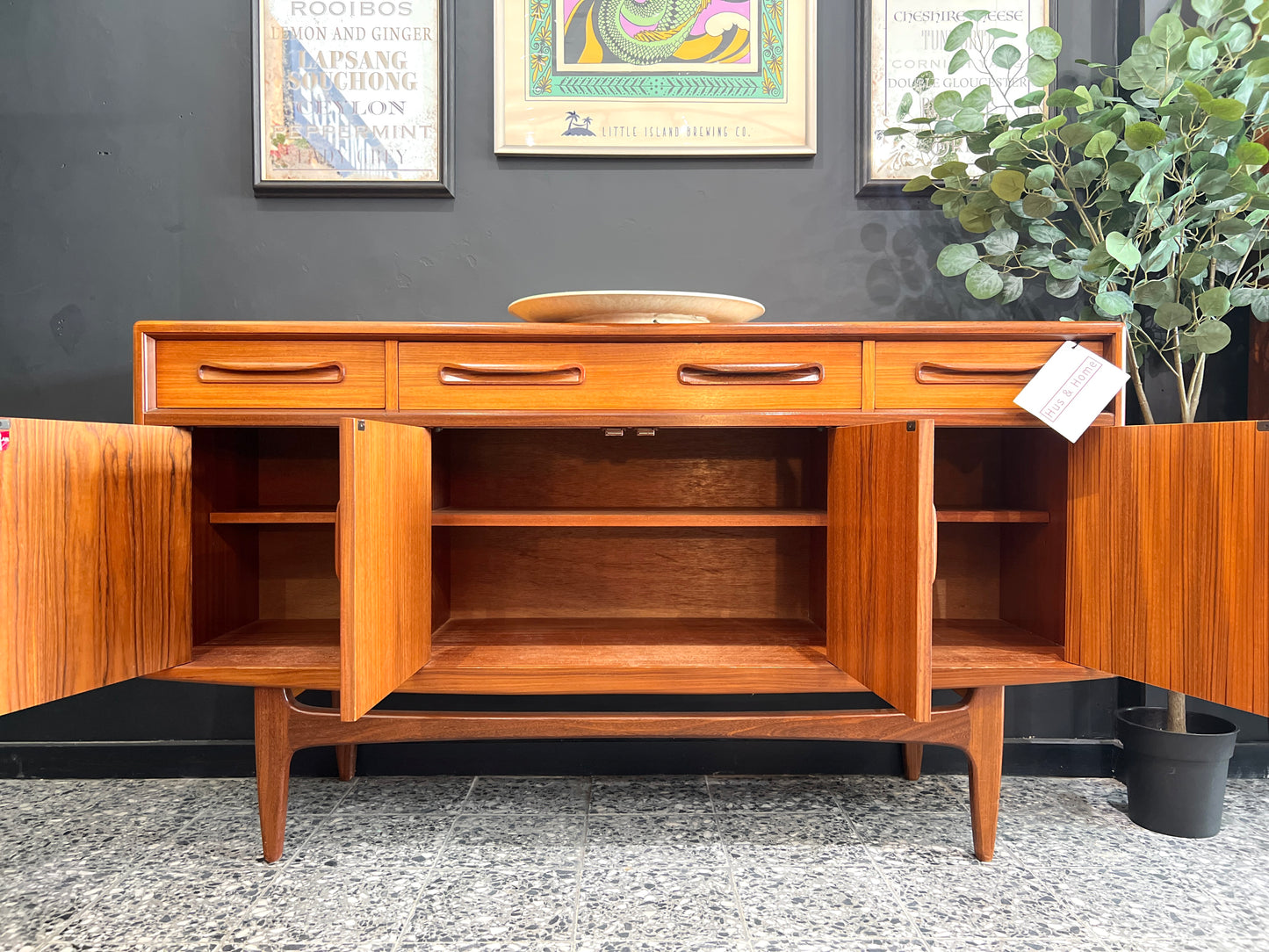 G-Plan Fresco, Teak Short Sideboard