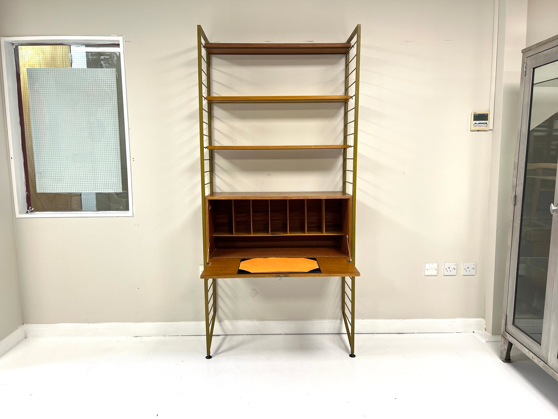 Ladderax, Mid Century Modular Shelving System/Bureau