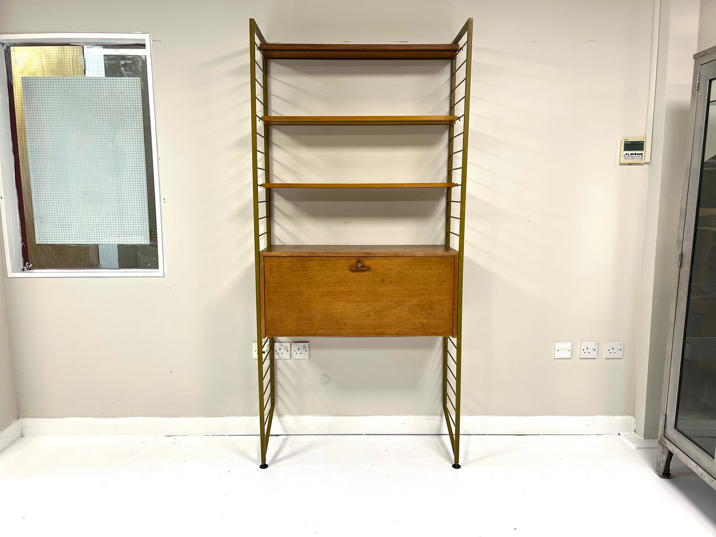 Ladderax, Mid Century Modular Shelving System/Bureau