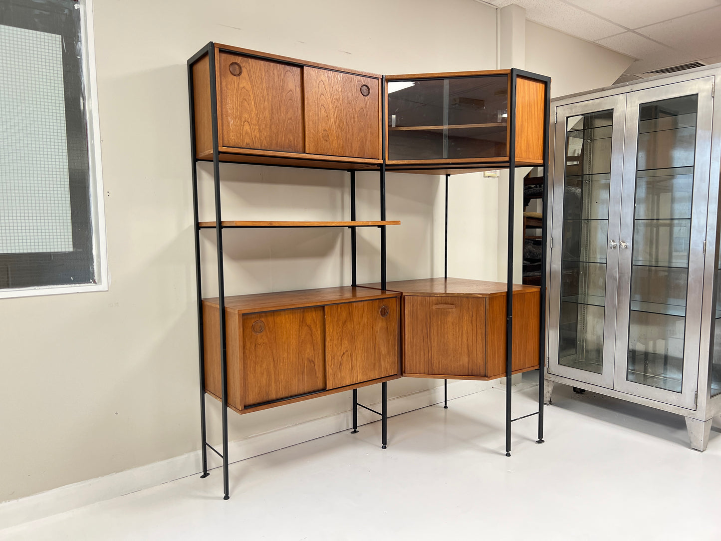 Avalon, Mid Century Modular Shelving / Corner Unit