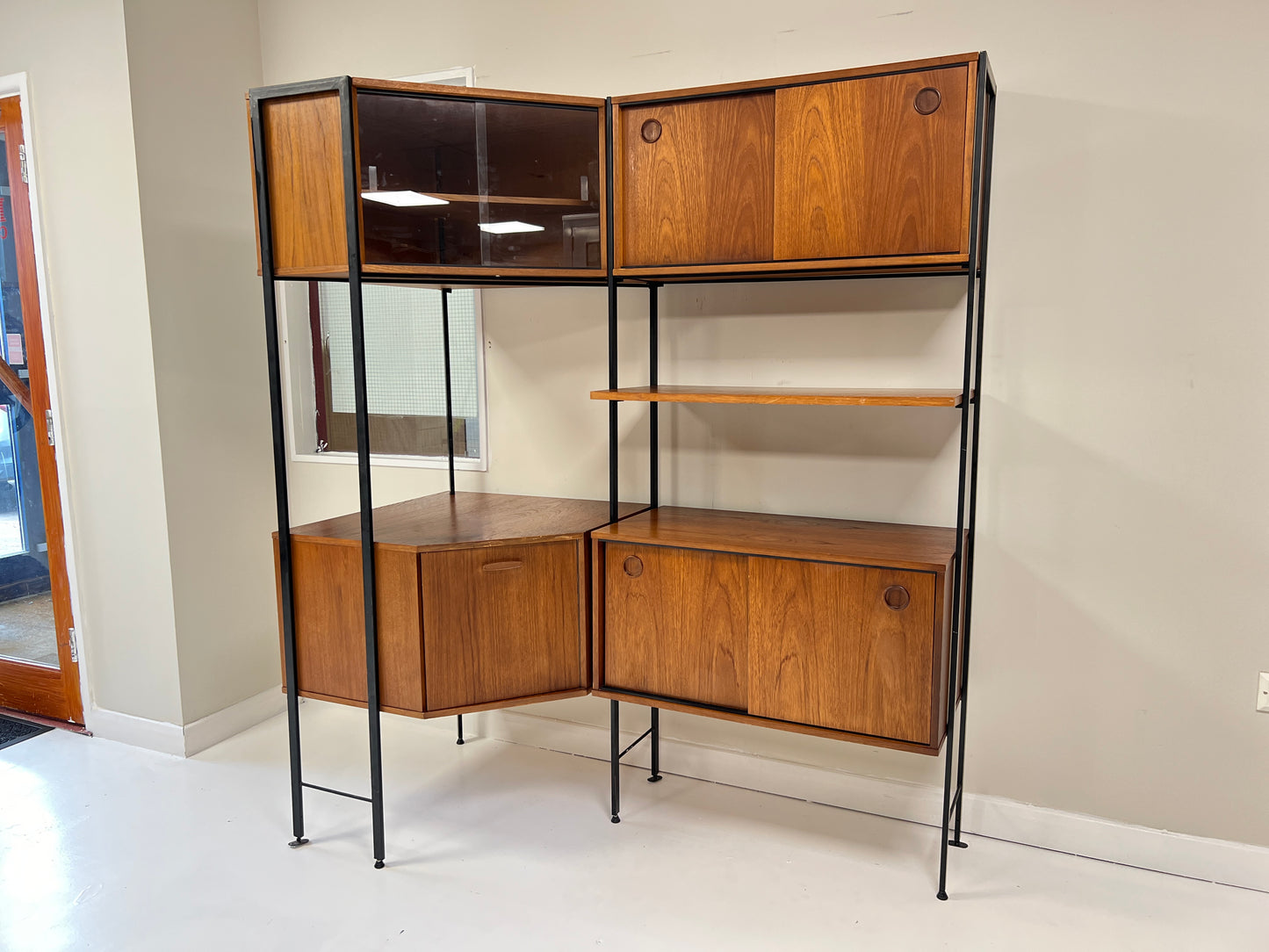 Avalon, Mid Century Modular Shelving / Corner Unit