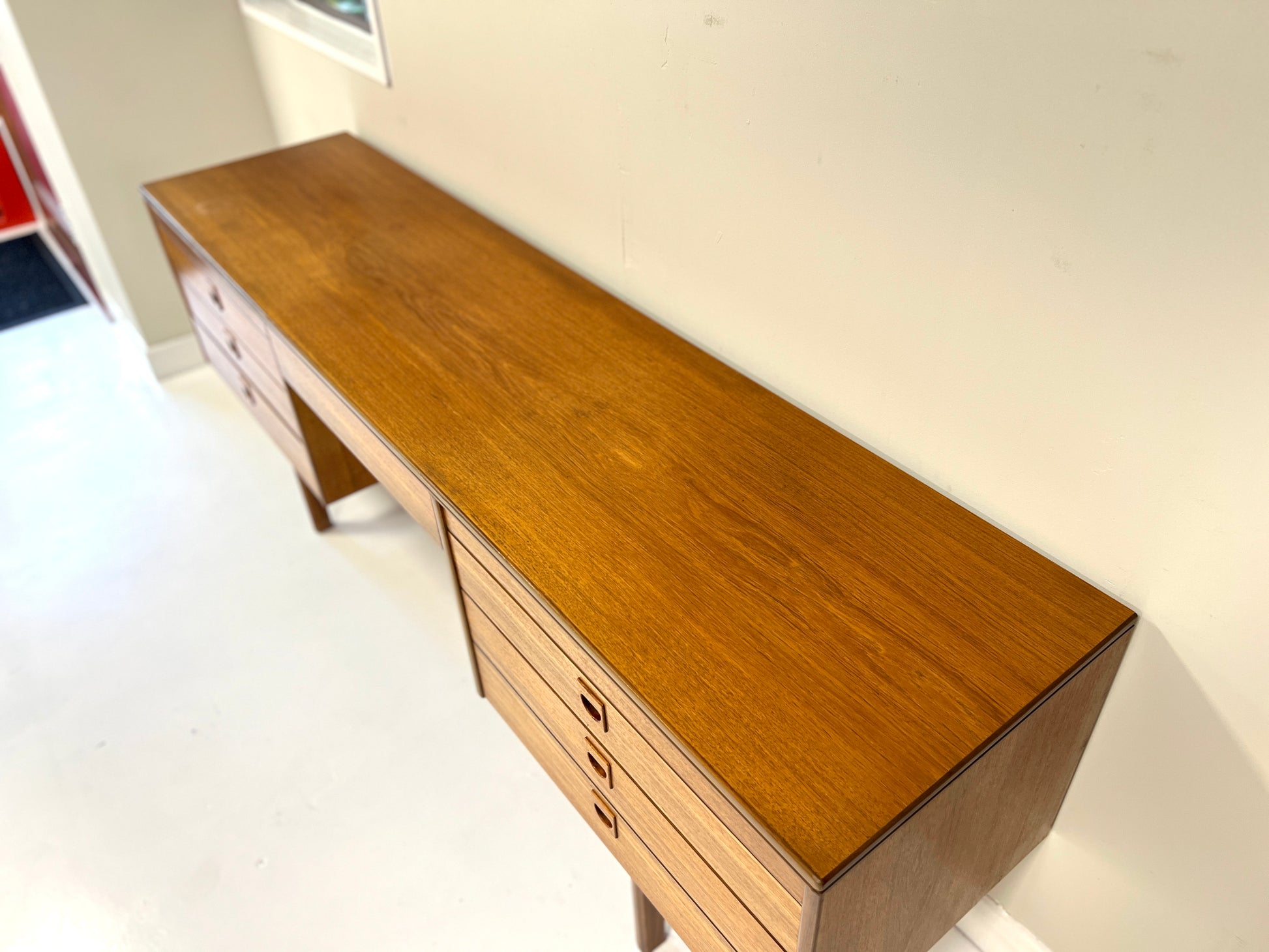 Alfred Cox, Vintage Walnut Sideboard / Desk