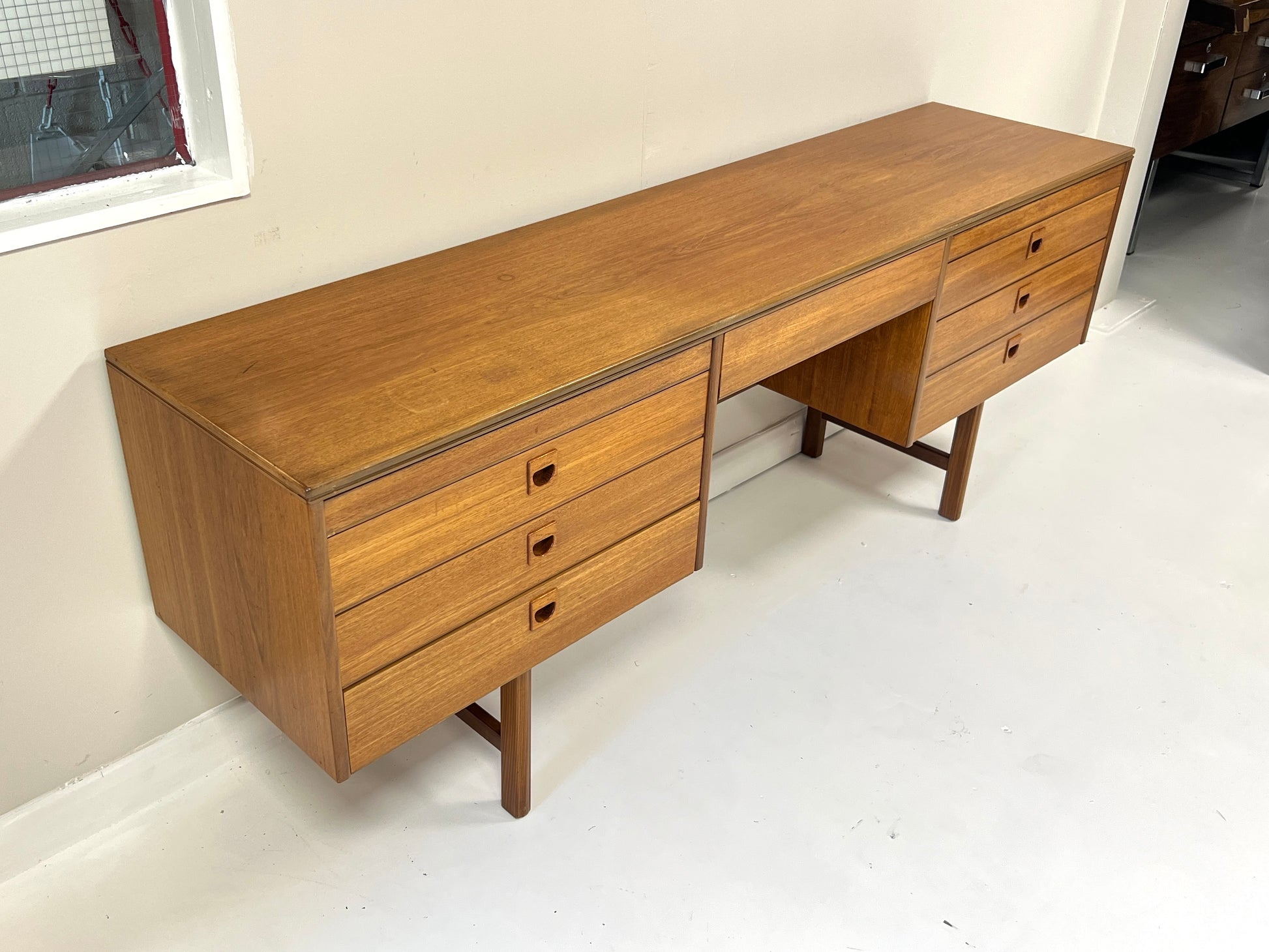 Alfred Cox, Vintage Walnut Sideboard / Desk