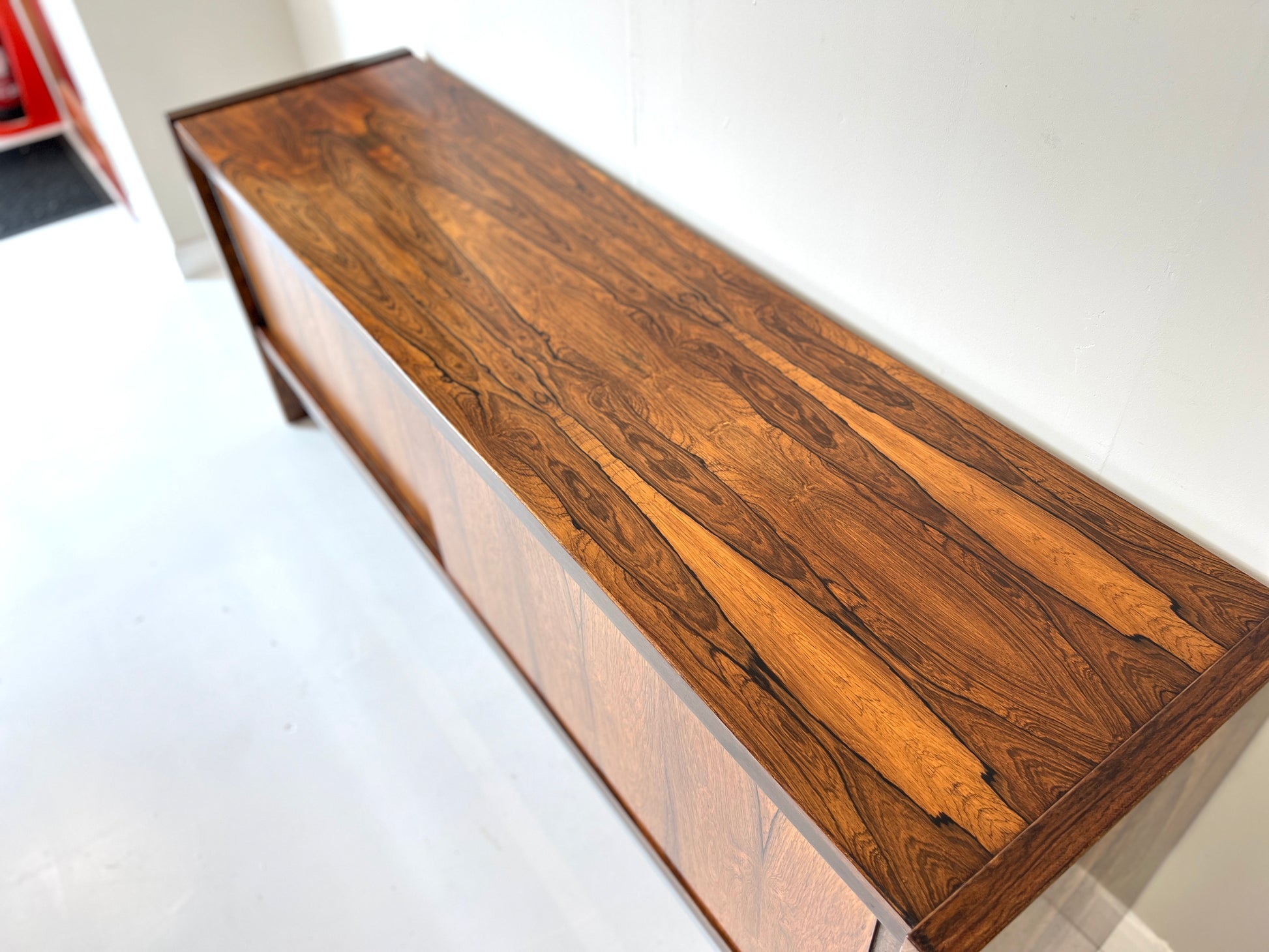 Merrow Associates, Rosewood and Chrome Sideboard