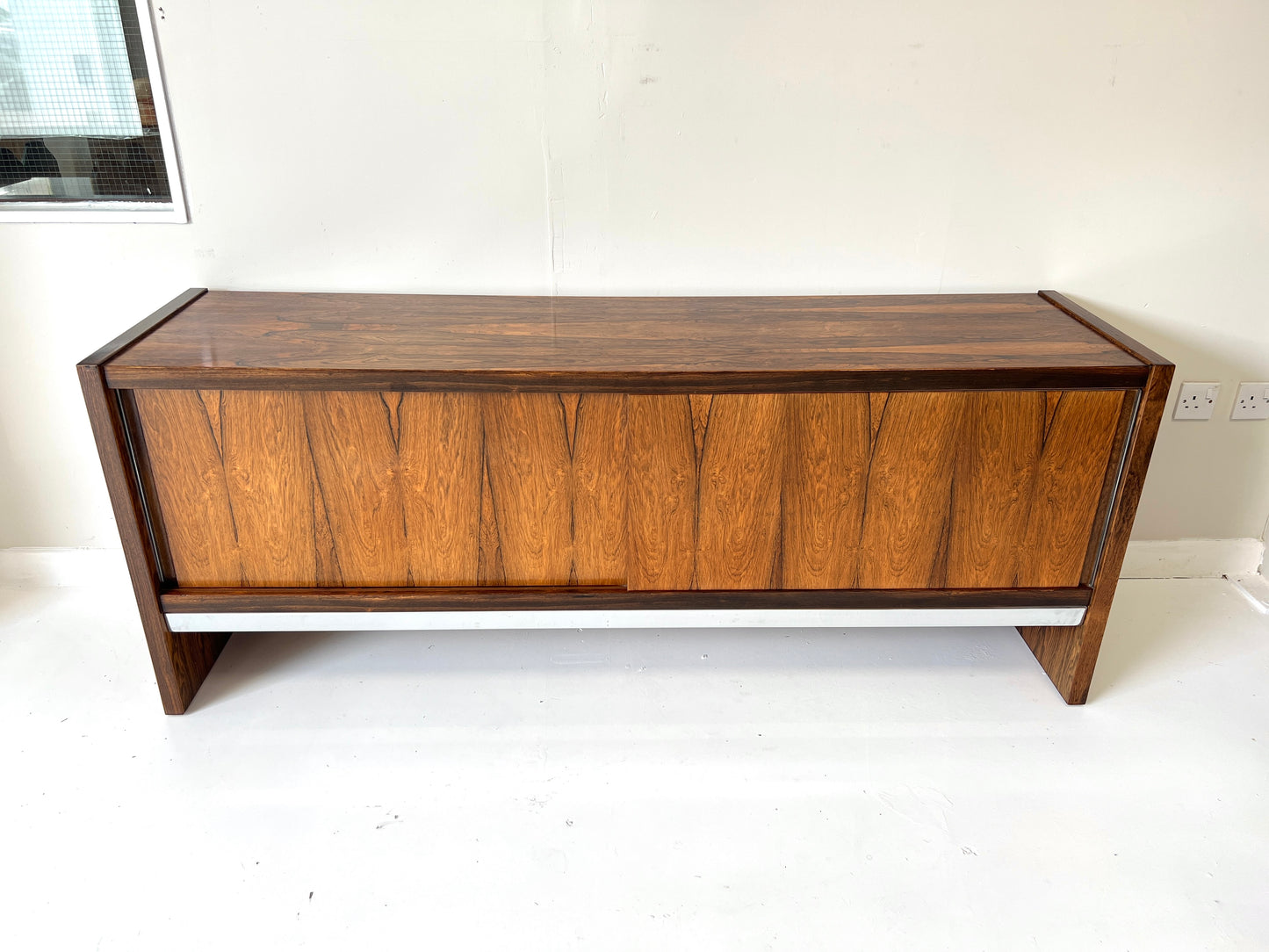 Merrow Associates, Rosewood and Chrome Sideboard