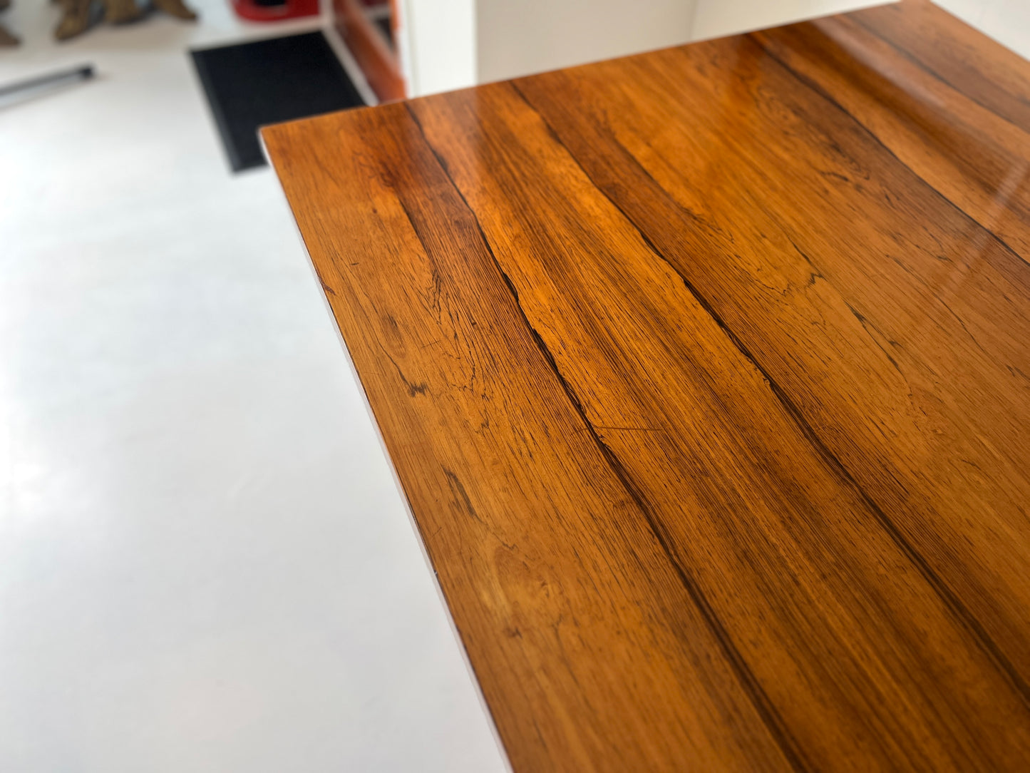 Mid-Century, 7ft Vintage Danish Rosewood Desk