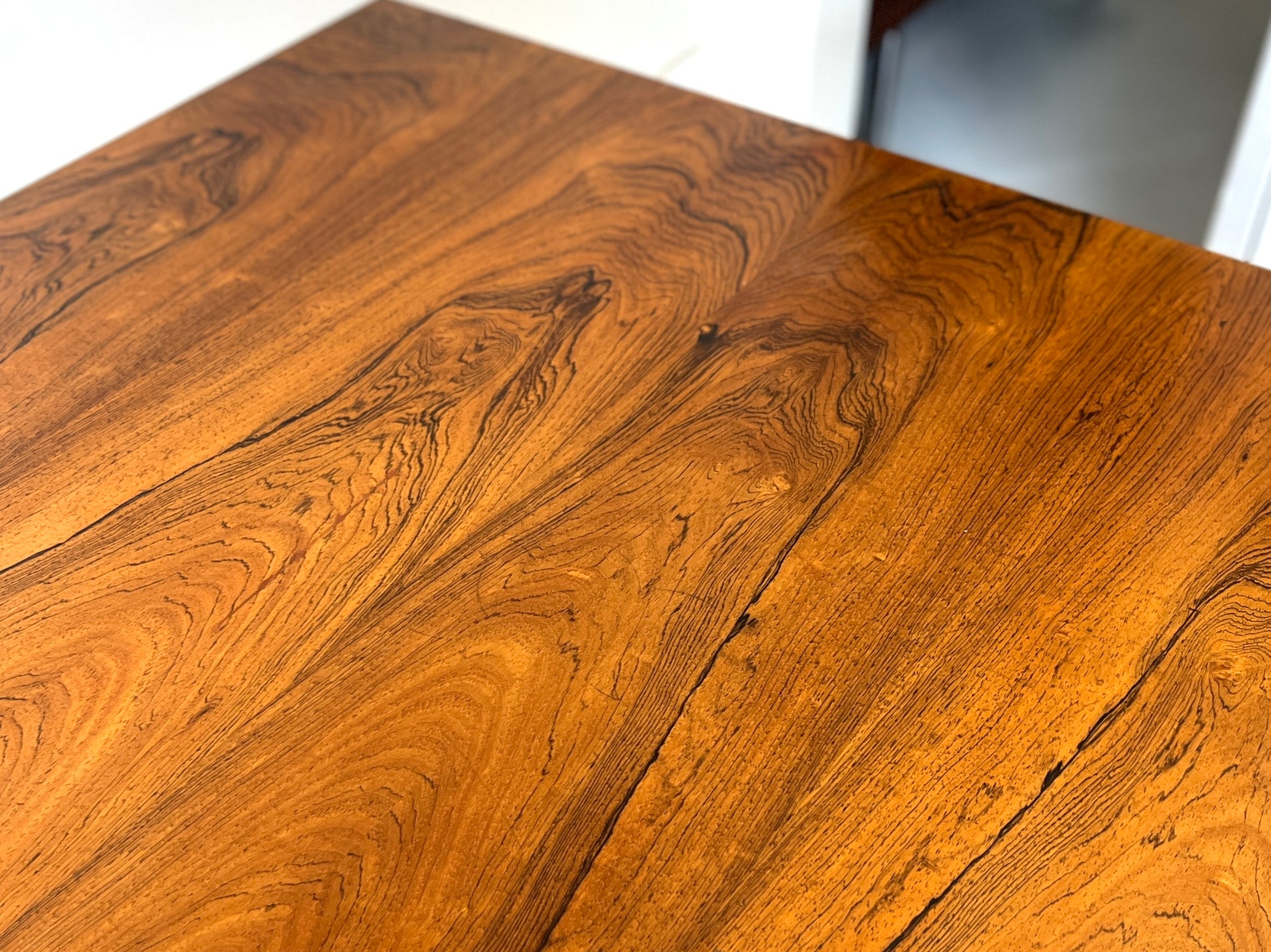 Mid-Century, 7ft Vintage Danish Rosewood Desk