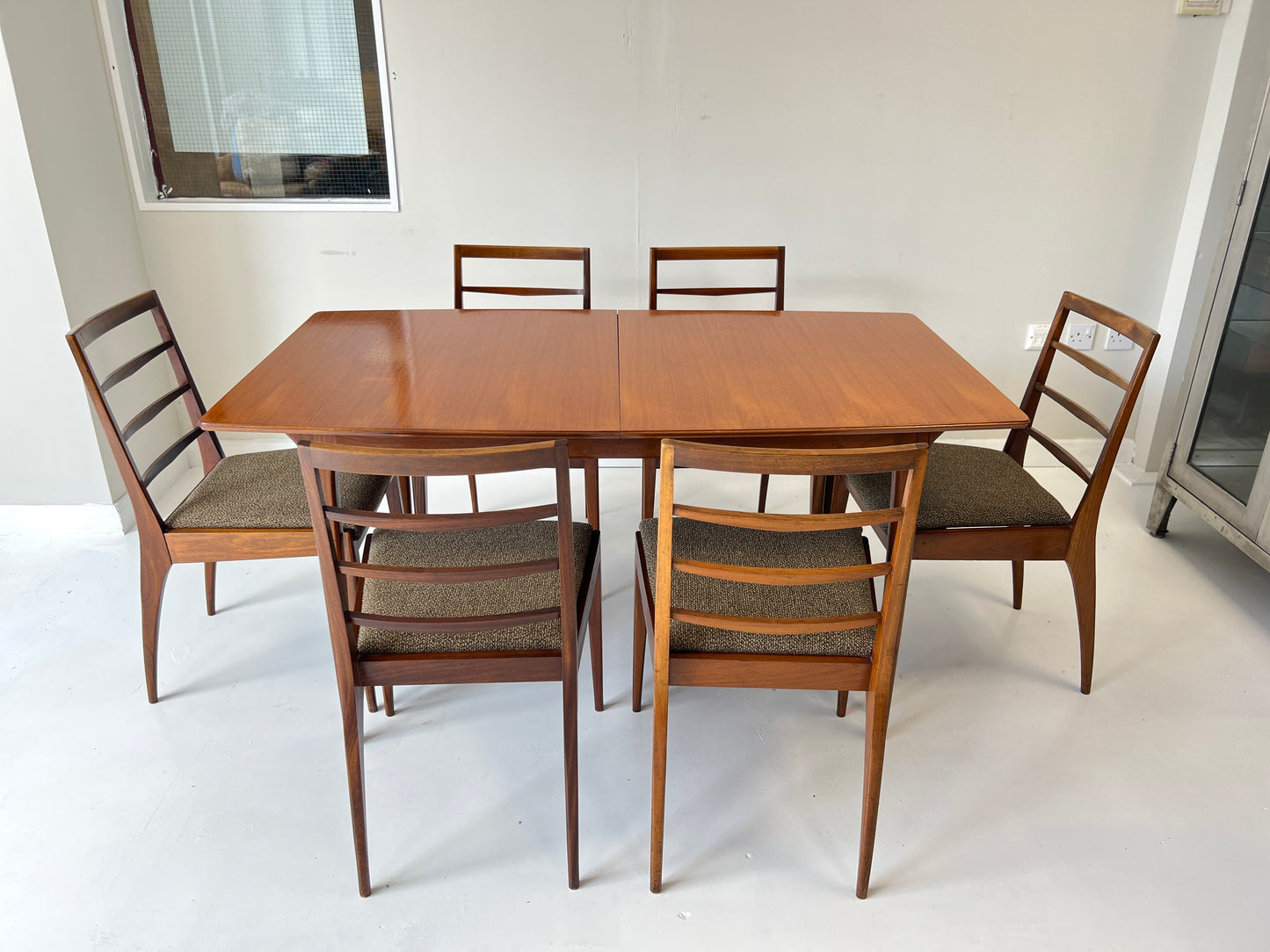 Mcintosh, Mid Century Teak Extending Dining Table and 6 Chairs