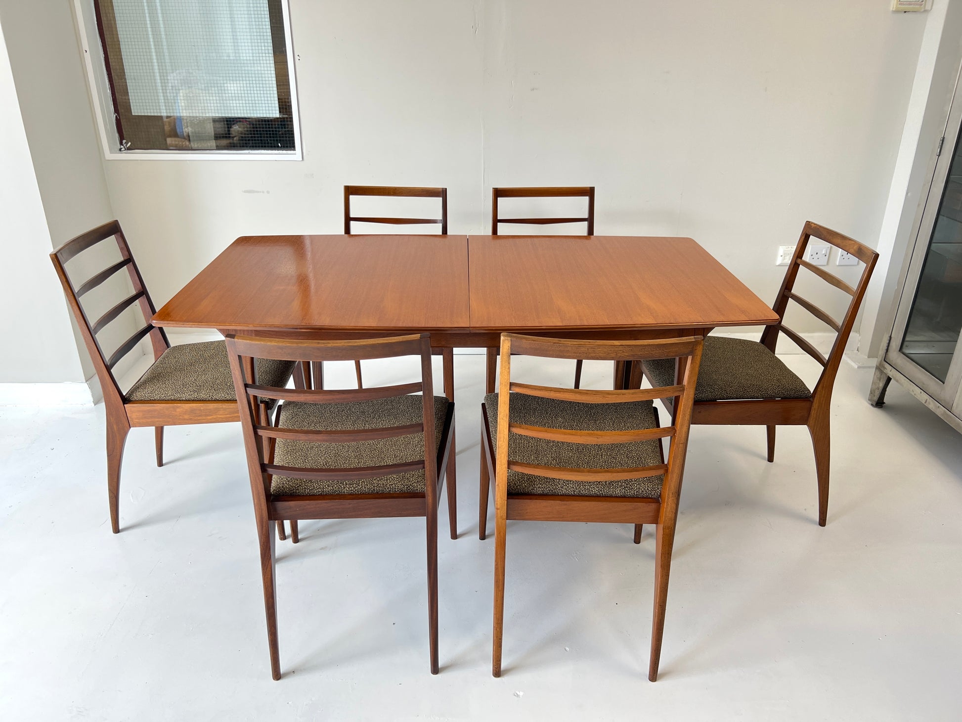 Mcintosh, Mid Century Teak Extending Dining Table and 6 Chairs