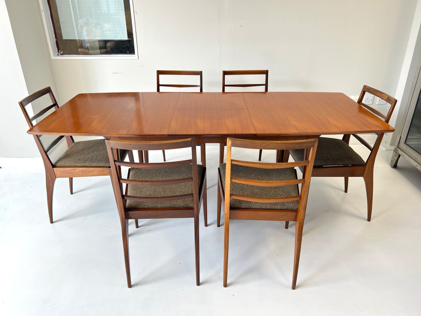 Mcintosh, Mid Century Teak Extending Dining Table and 6 Chairs