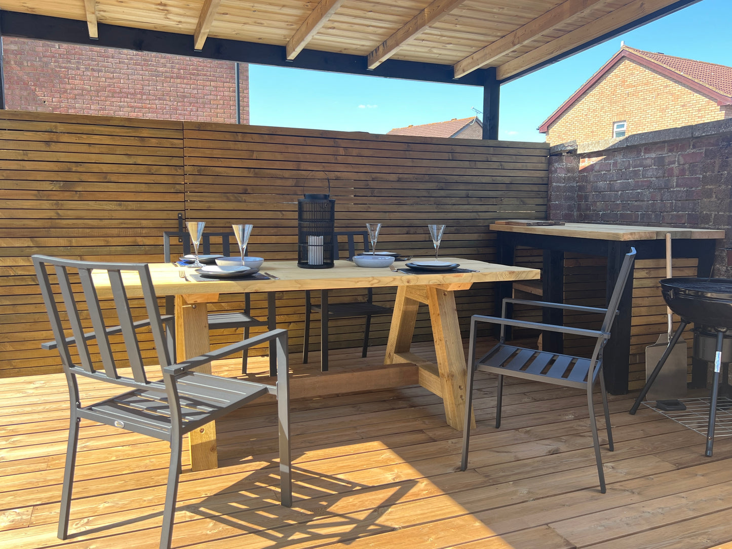 Made to Order, Outdoor / Indoor 4 to 14 Seater Dining Table