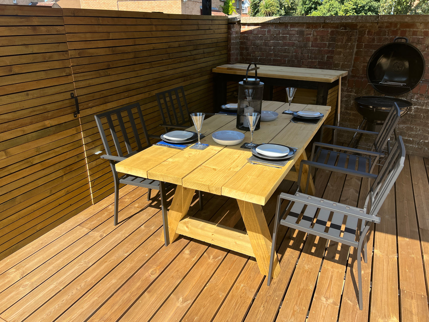 Made to Order, Outdoor / Indoor 4 to 14 Seater Dining Table