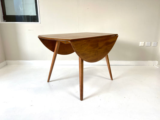 Ercol Model 384, Mid-Century Drop-Leaf Dining Table