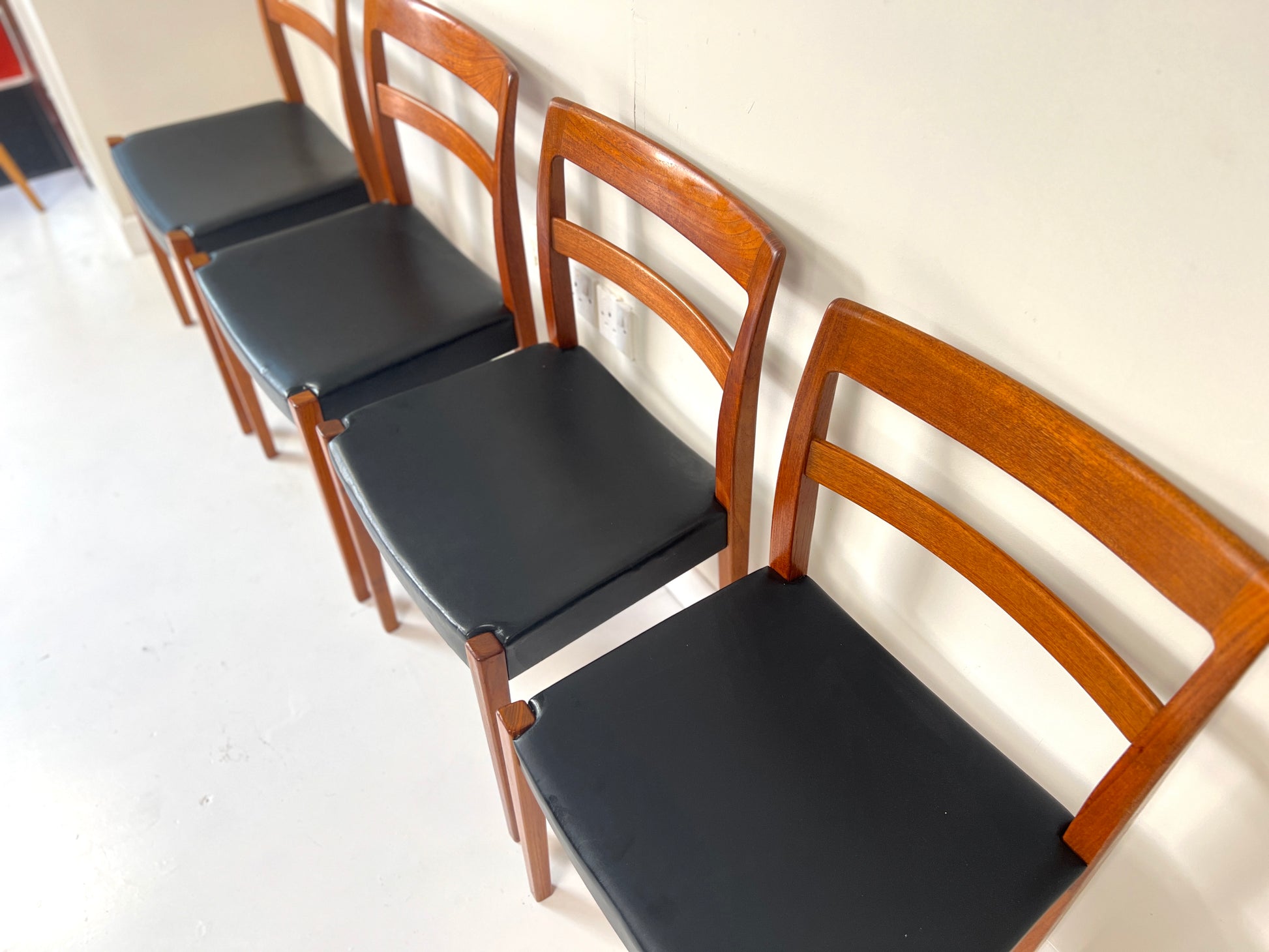 Nils Jonsson for Troeds, Set of 4 Teak ‘Garmi’ Chairs