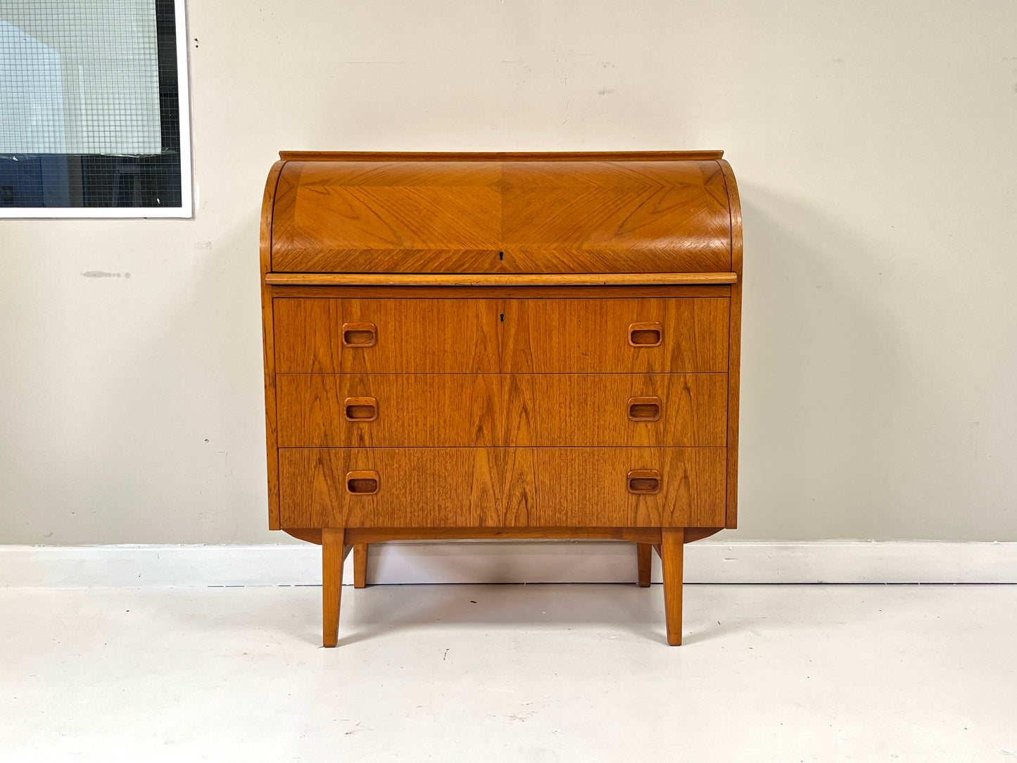 Egon Ostergaard, Vintage Swedish Teak Bureau