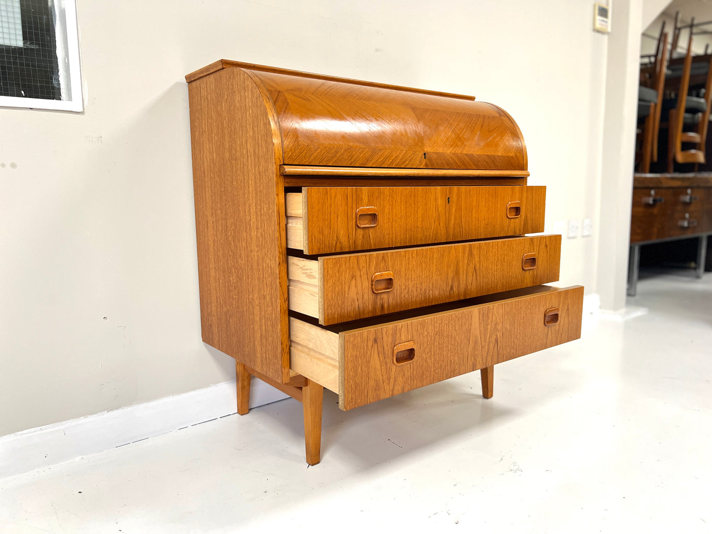 Egon Ostergaard, Vintage Swedish Teak Bureau