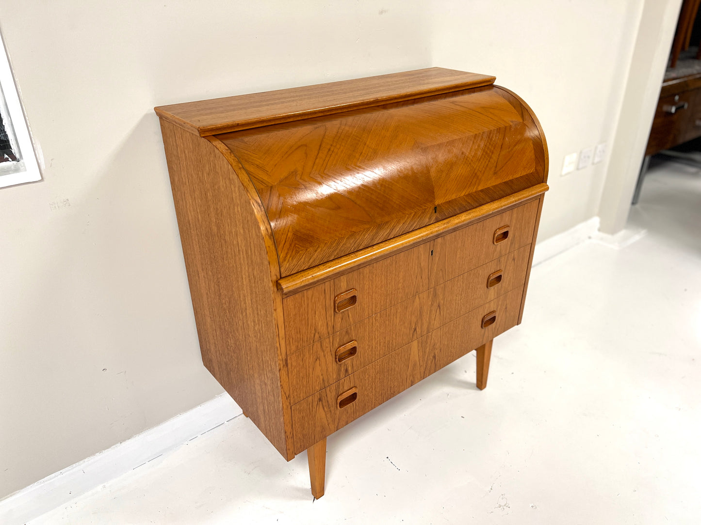 Egon Ostergaard, Vintage Swedish Teak Bureau