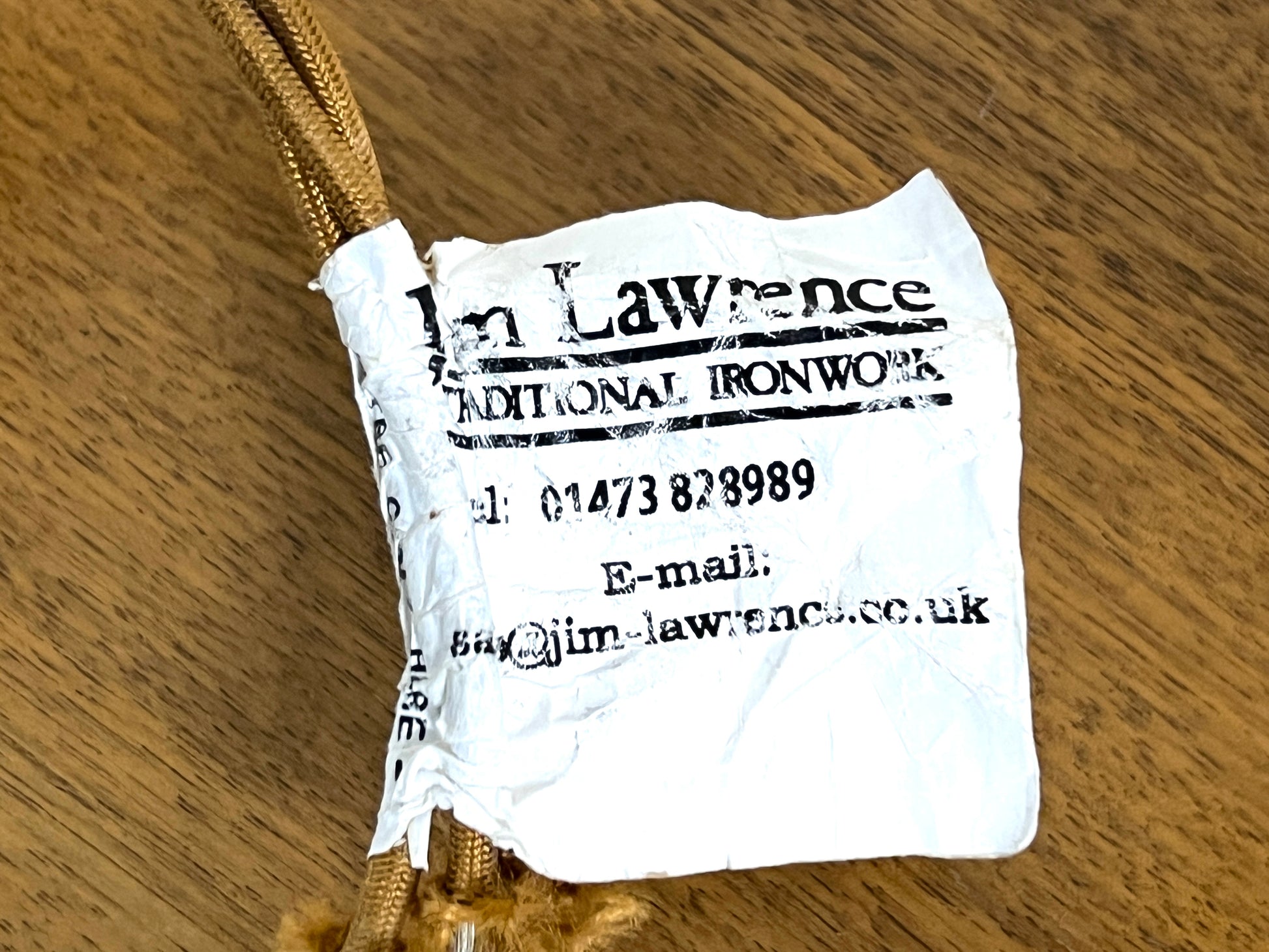 Jim Lawrence, Brass Fisher Pendant Light