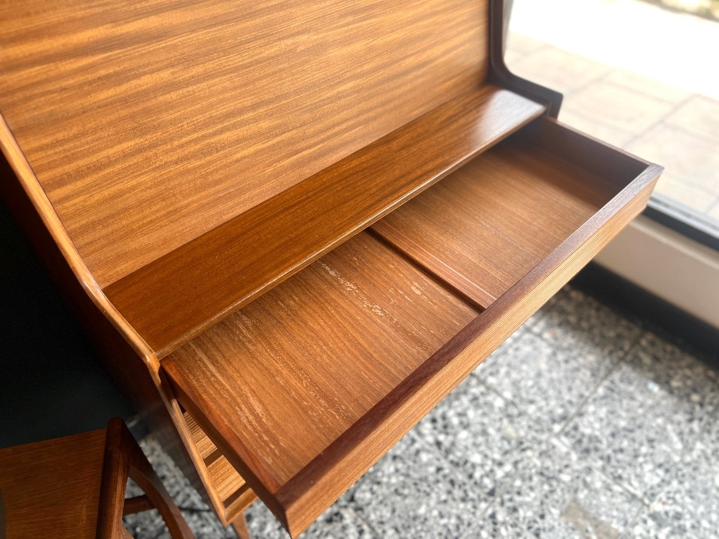 Richard Hornby teak bureau open writing surface