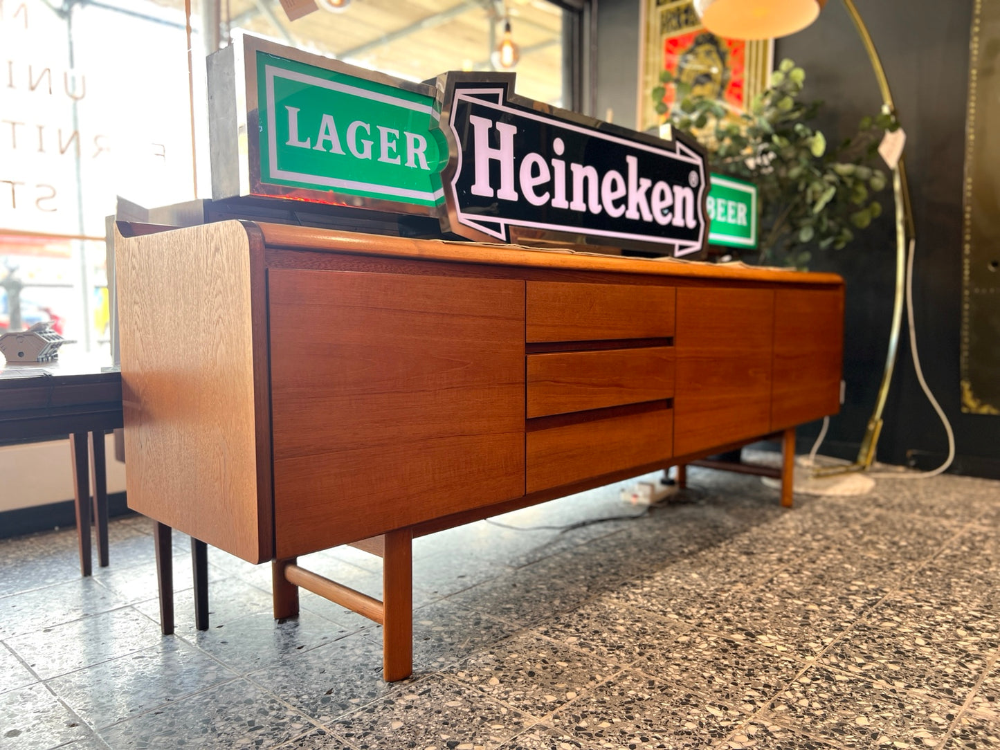 White and Newton Petersfield sideboard angled front view