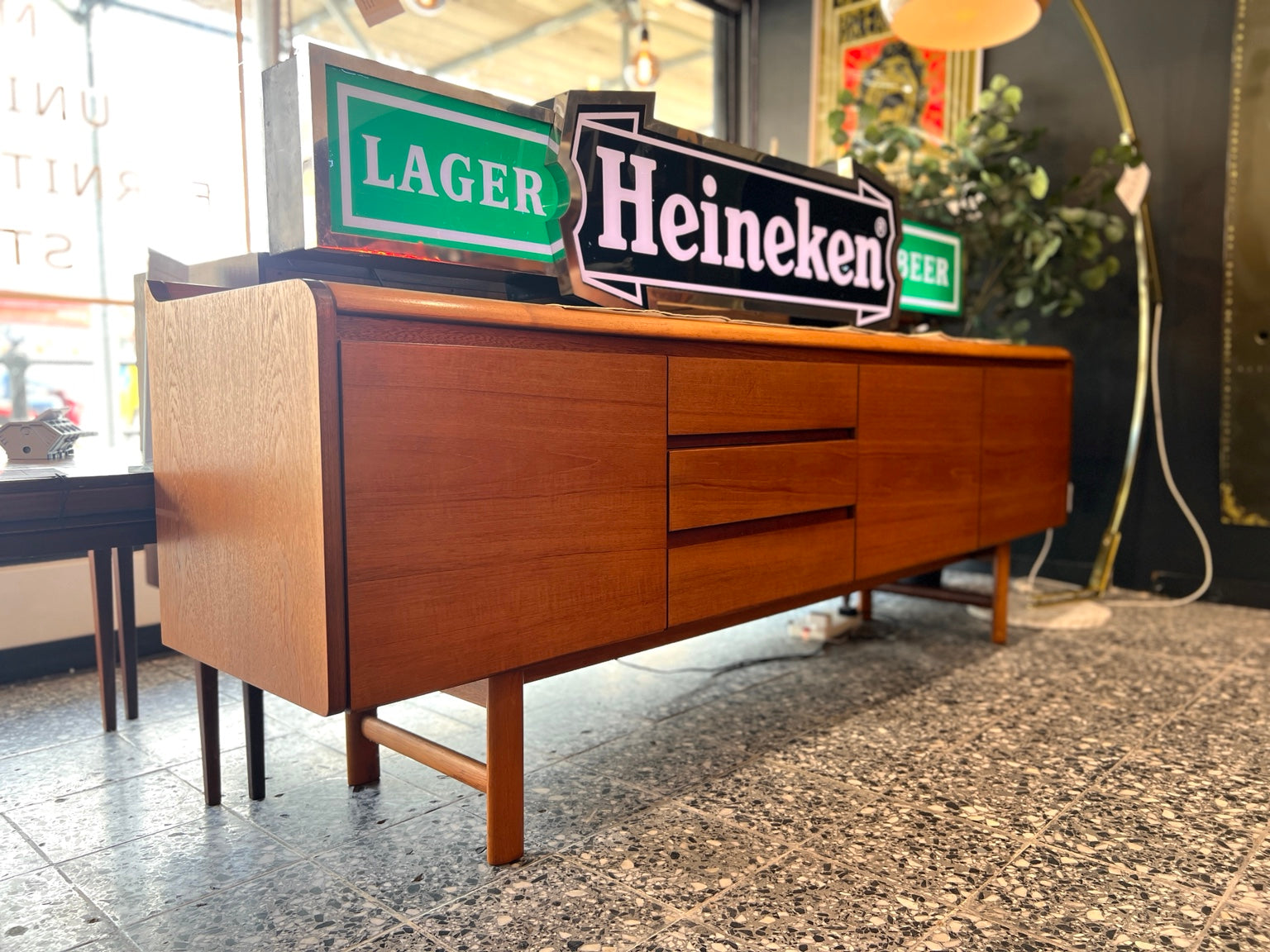 White and Newton Petersfield sideboard angled front view
