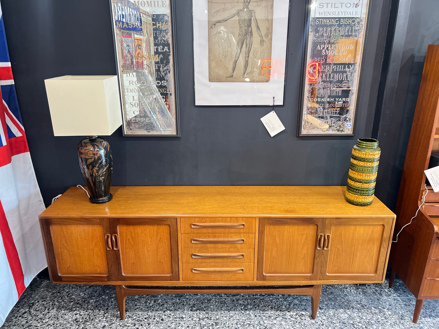 G Plan Fresco Long John sideboard top view