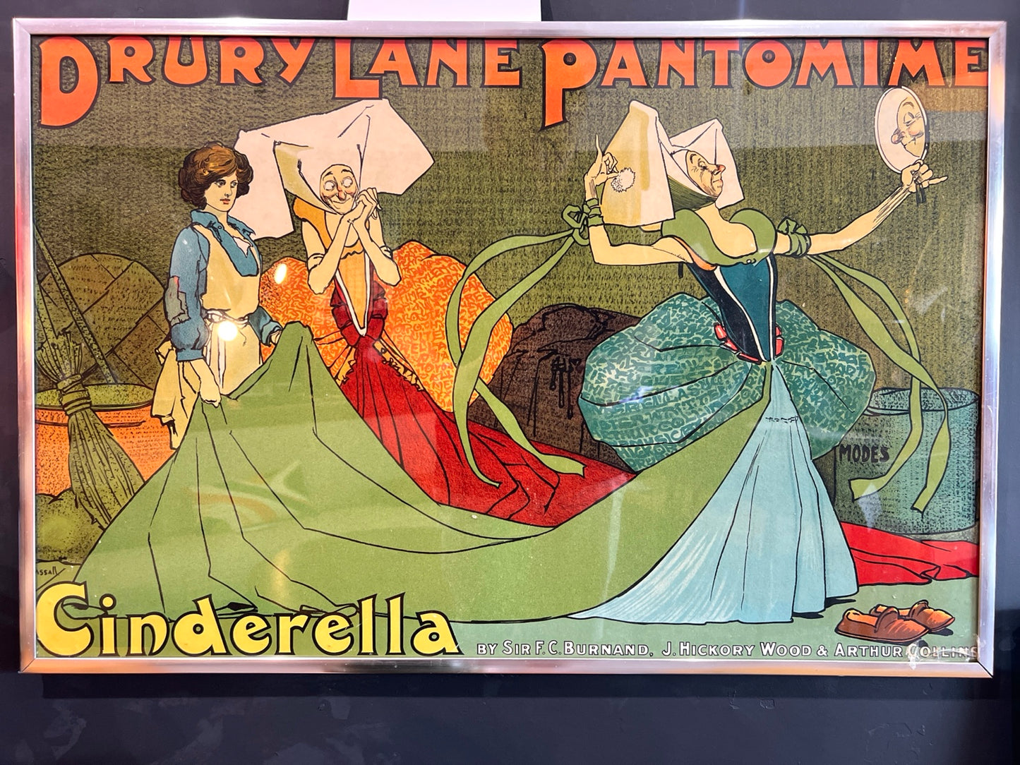 Drury Lane Cinderella Pantomime Poster, 1905