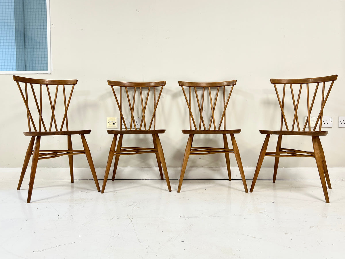 Ercol 376 candlestick dining chairs photo 2