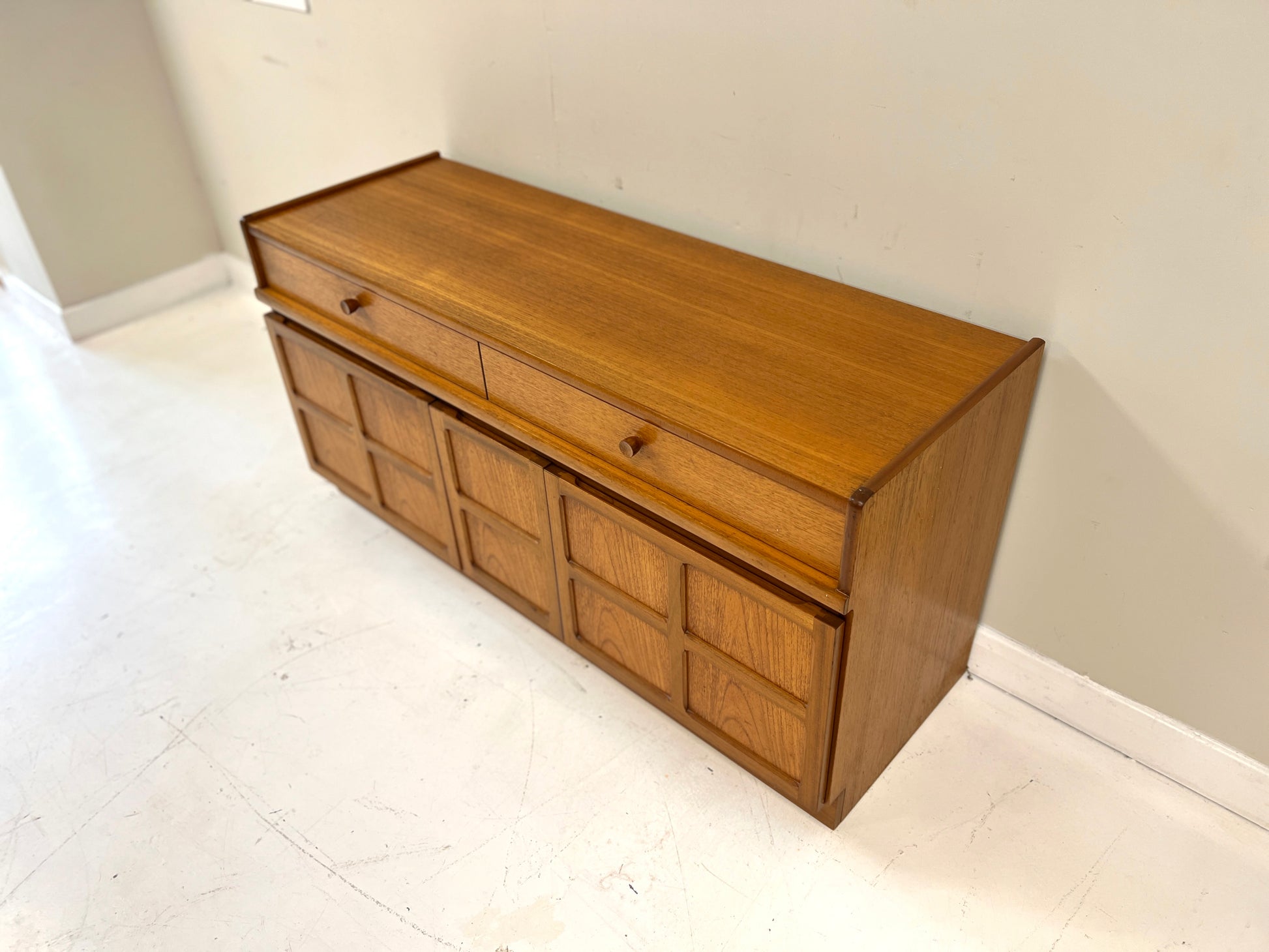 Nathan Squares Teak Sideboard, Mid Century - image 5