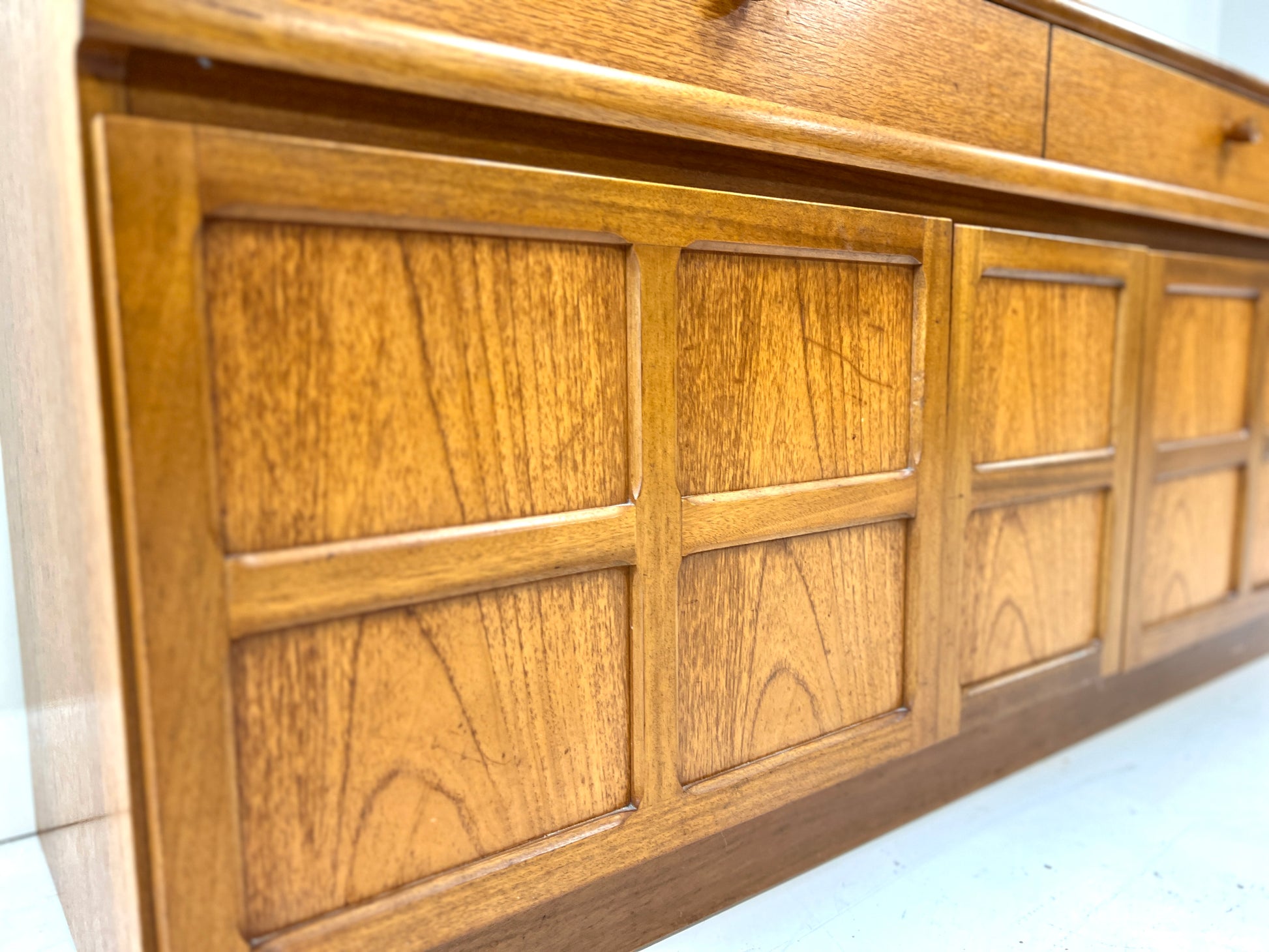 Nathan Squares Teak Sideboard, Mid Century - image 8