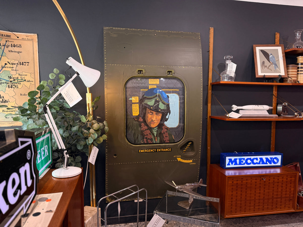 Hus & Home x Liv Kelly Junglie original Merlin helicopter door contemporary art