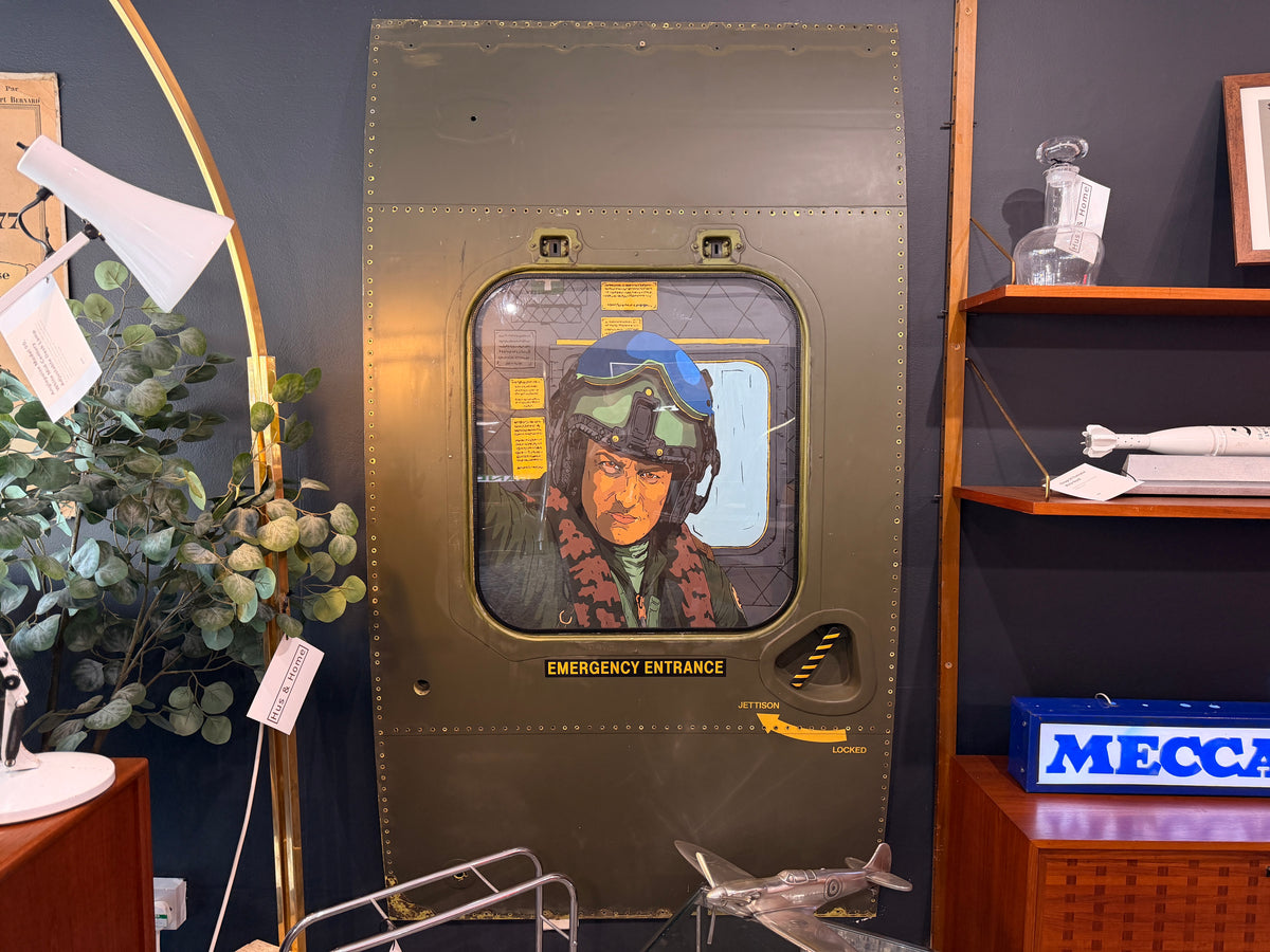 Junglie original Merlin helicopter door artwork