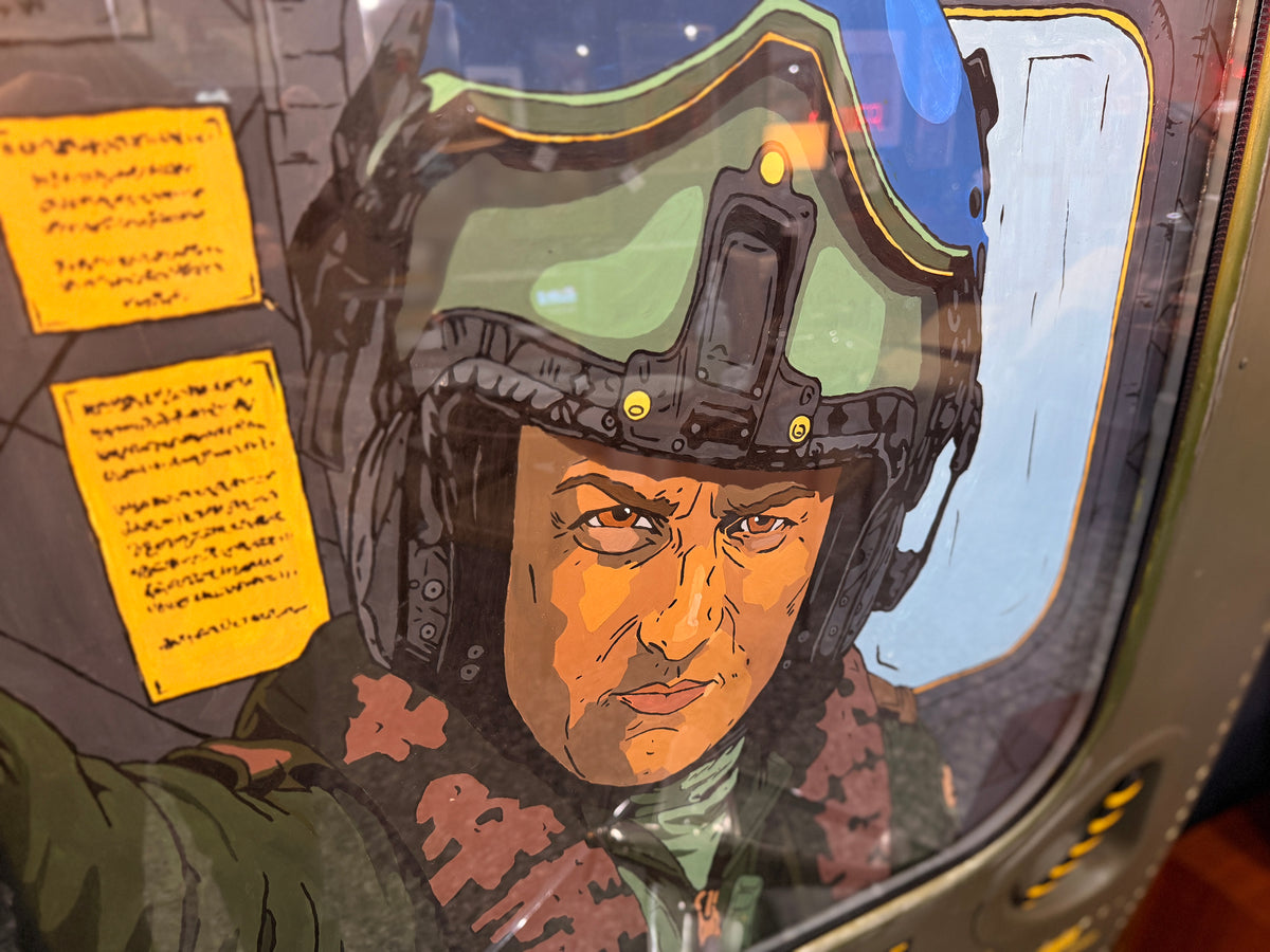 Junglie aircrewman portrait detail