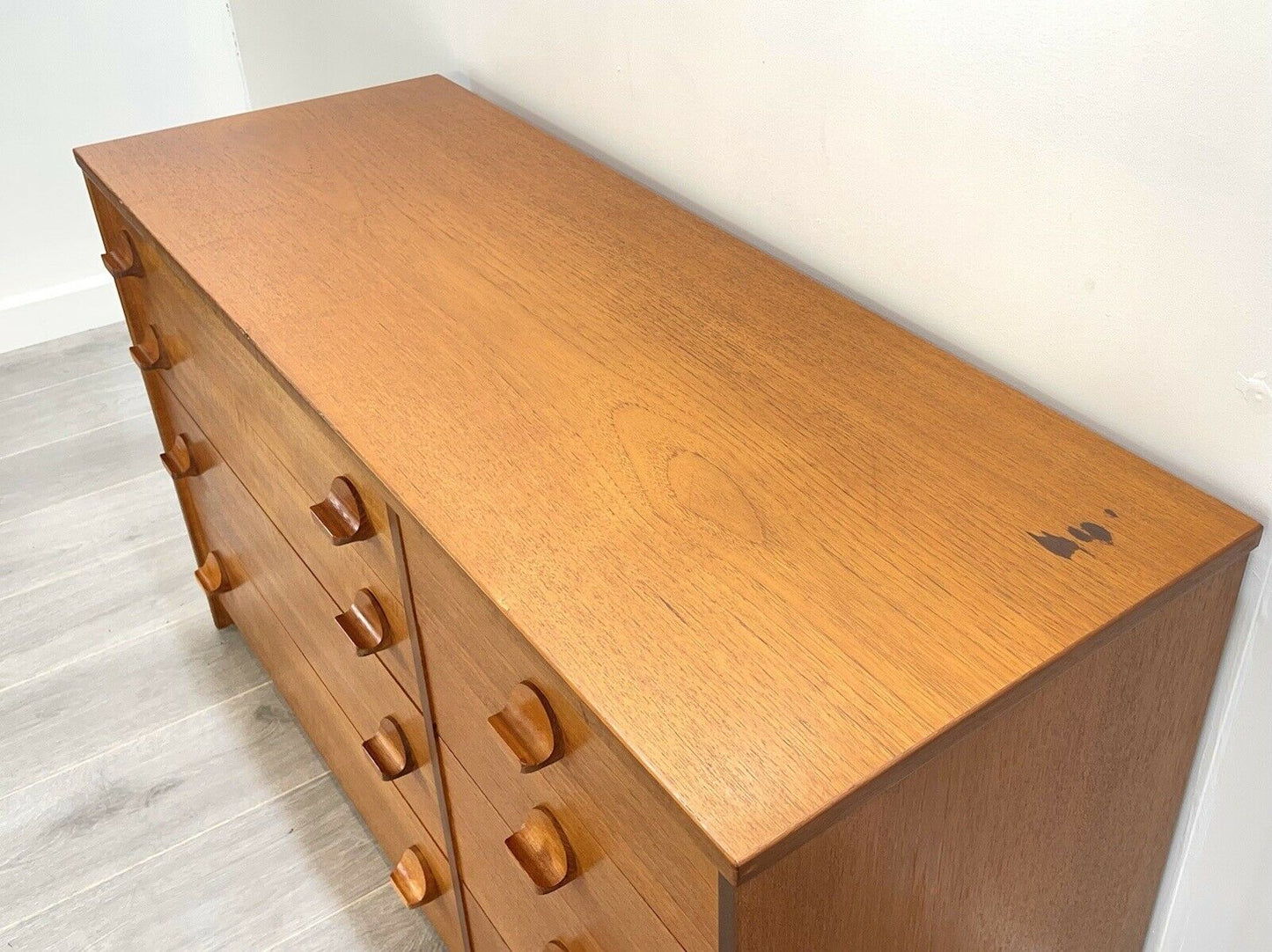 Stag Cantata, Mid Century Teak Chest of Drawers