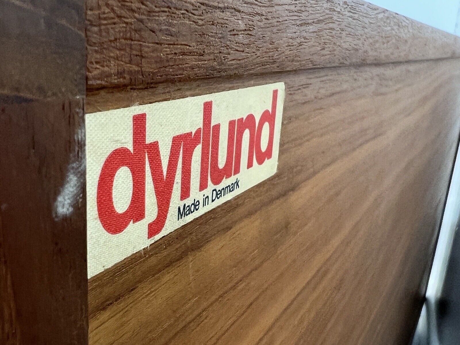 Drylund, Mid Century Teak Tambour Sideboard / Record Cabinet