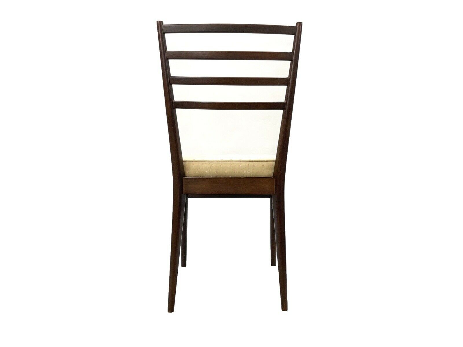 Meredew, Vintage Set Of 6 Mahogany Stain, Ladder Back Dining Chairs