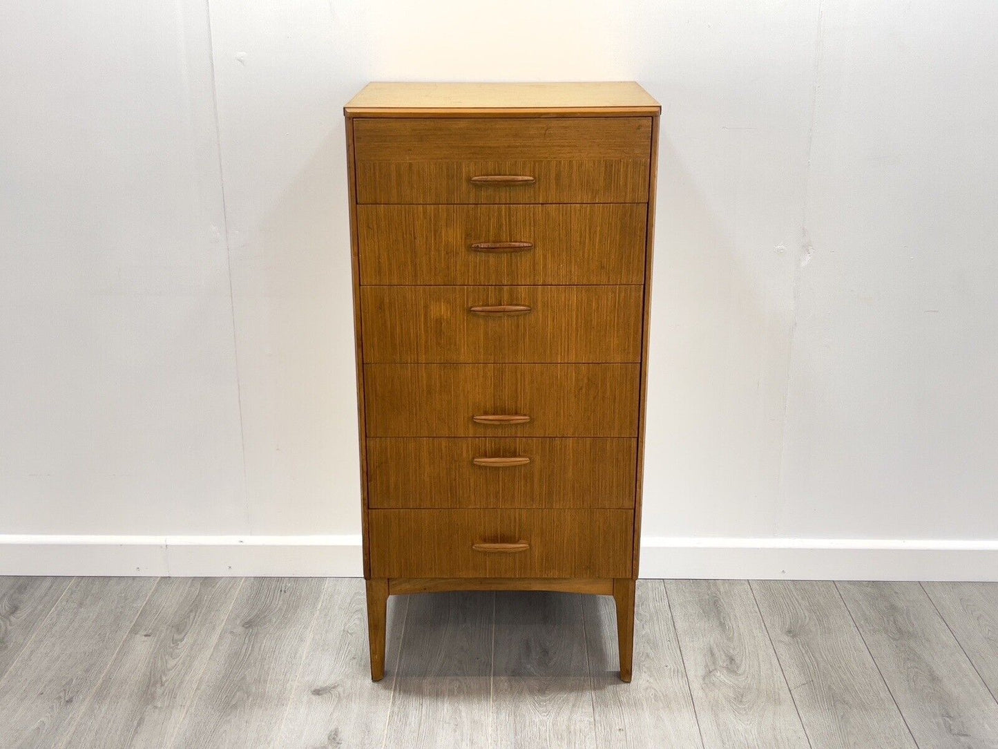 Remploy, Mid Century 6 Drawer Tallboy / Chest of Drawers