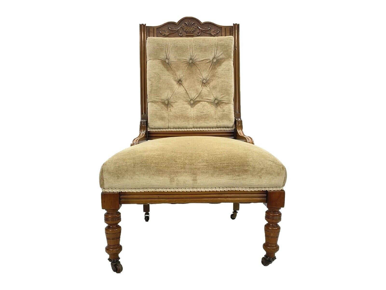 Victorian Mahogany Nursing Chair