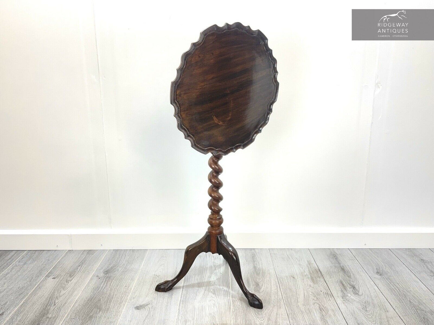 Antique, 19th Century, Tilt Top Mahogany Occasional Table