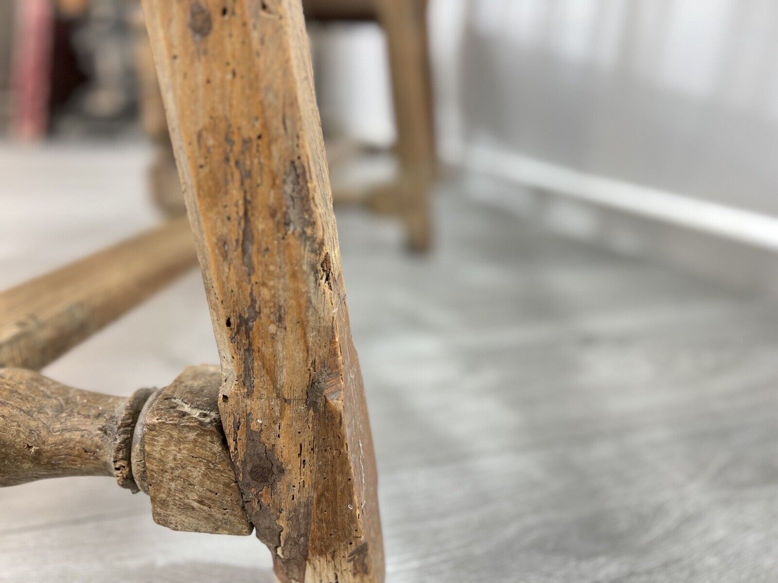 Early 18th Century, French Oak Gothic Bench