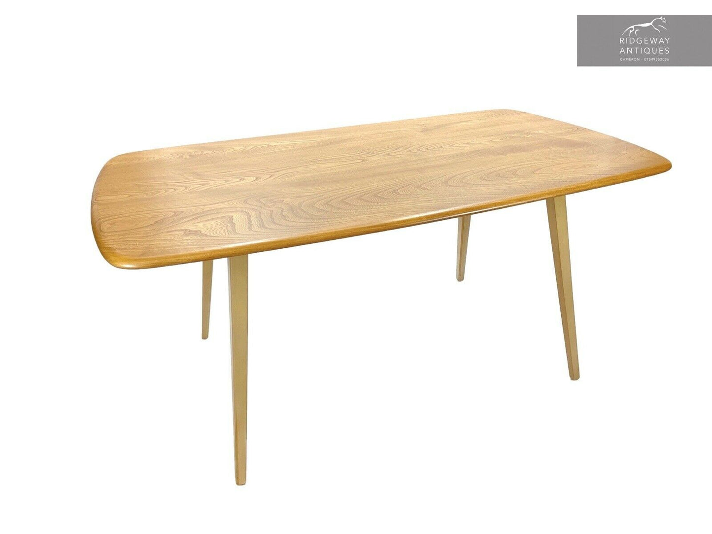 Ercol 755, Mid Century Modern Dining Table, 1980