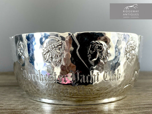 American Sterling Silver Greek Mythology Style Bowl By George W Shiebler & Co.