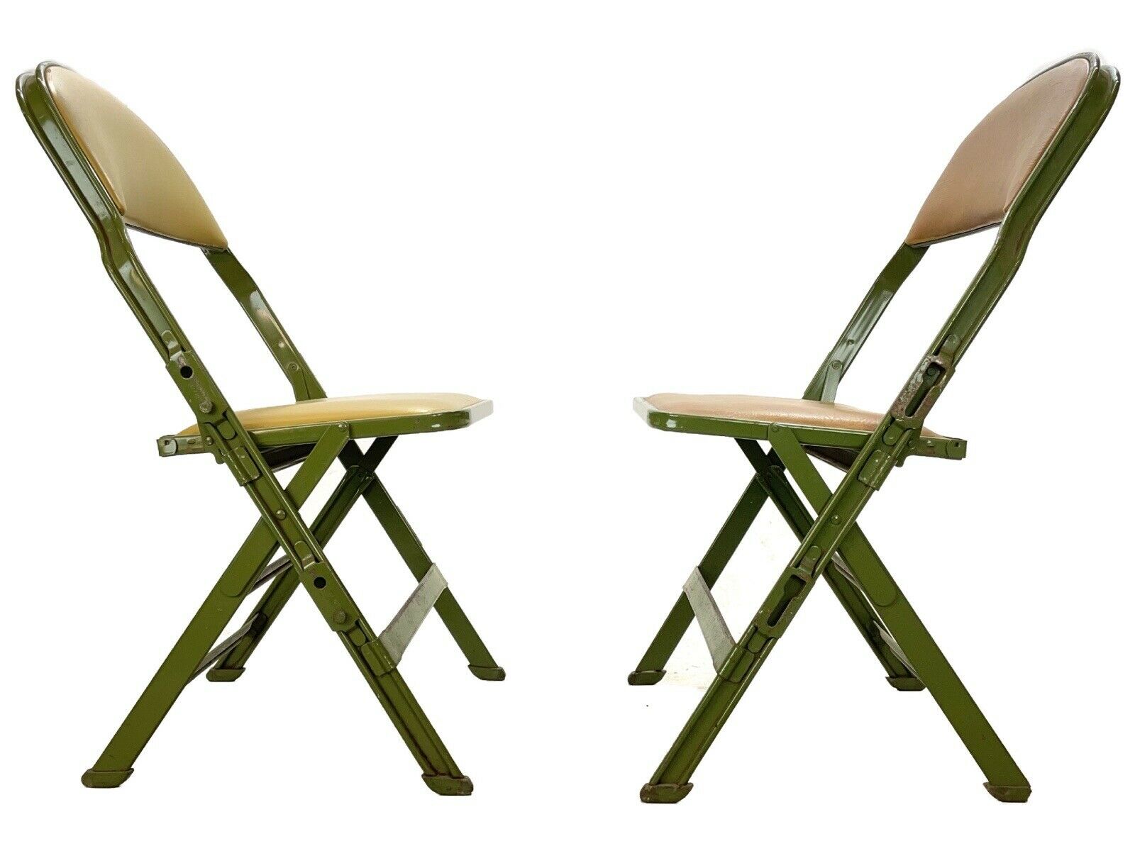 Sandler Seating -  Green Metal & Cushioned Folding Chairs - 16 Available