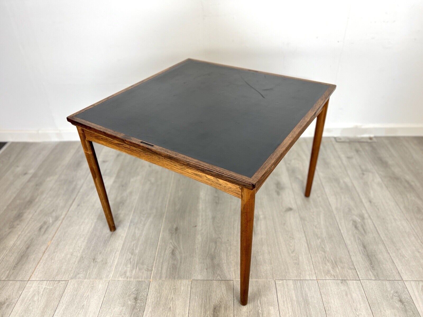 Poul Hundevad, Mid Century Reversible Rosewood Dining Table and Card Table