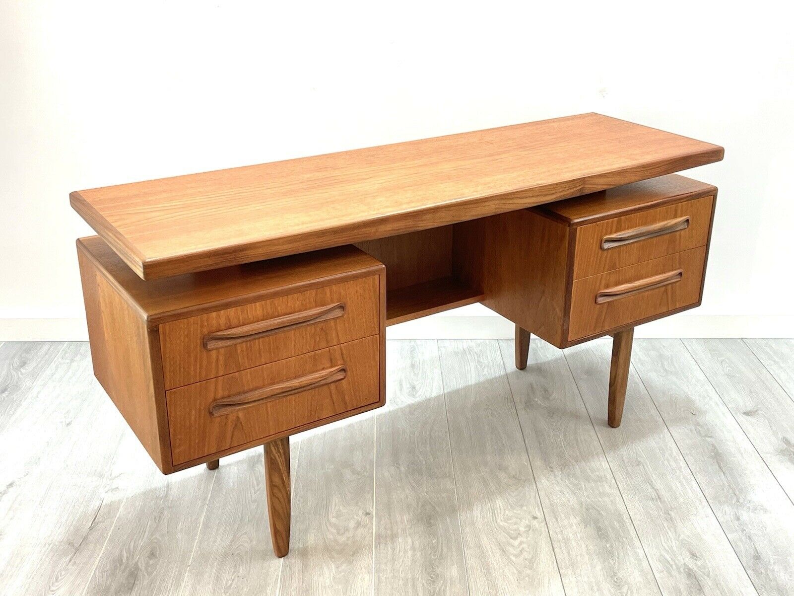 G Plan Fresco, Mid-Century Modern, Teak Desk - V. B. Wilkins