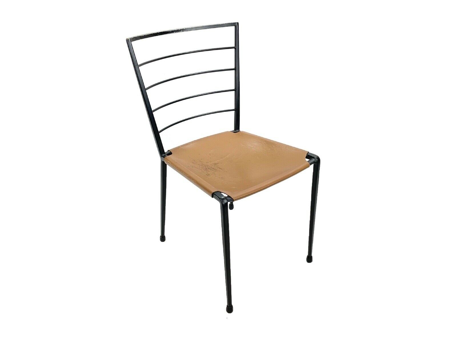 Mid Century Modern, Ladderax Steel & Leather Chair