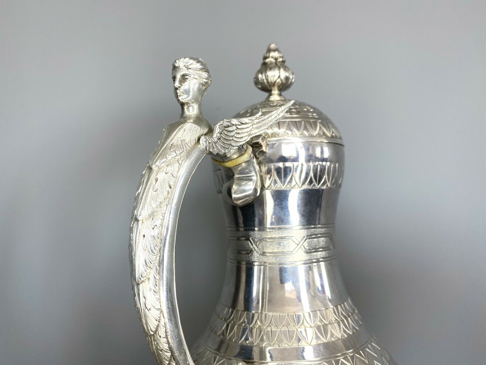 Stunning 4 Piece Silver Tea Set By George & Michael Crichton, Edinburgh 1876/77