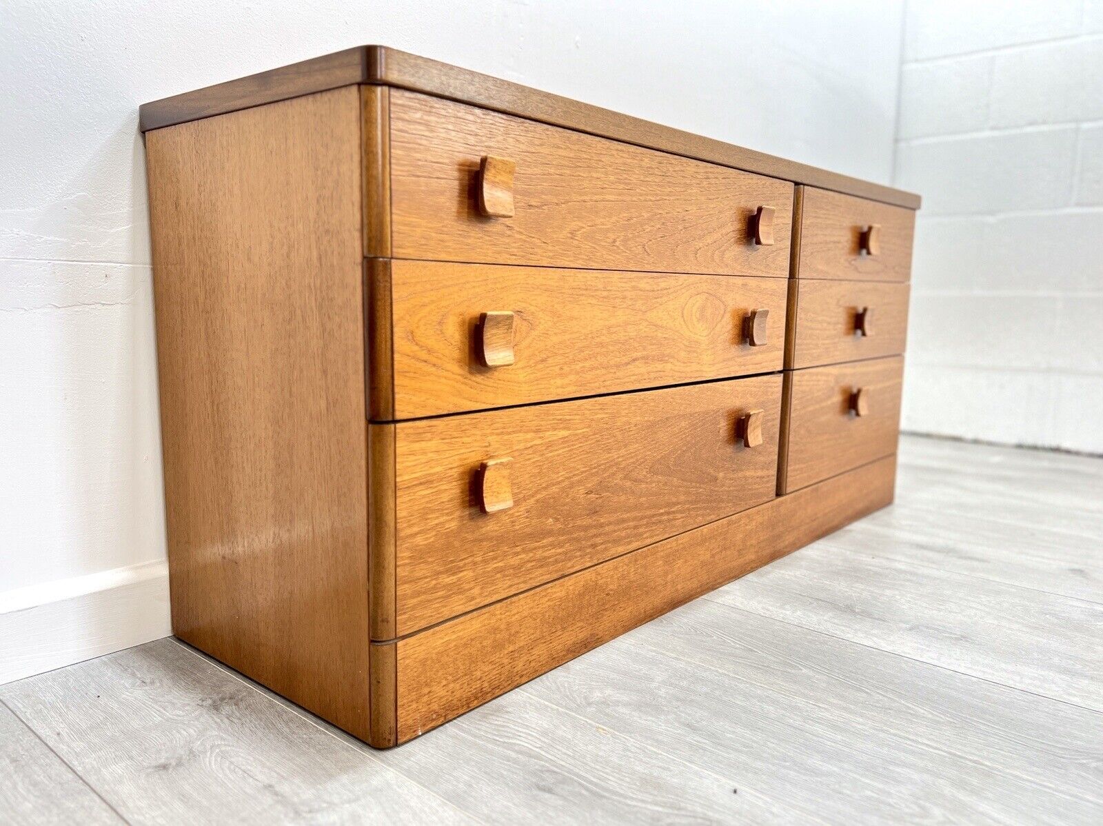 Stag Cantata, Mid Century Teak Chest of Drawers