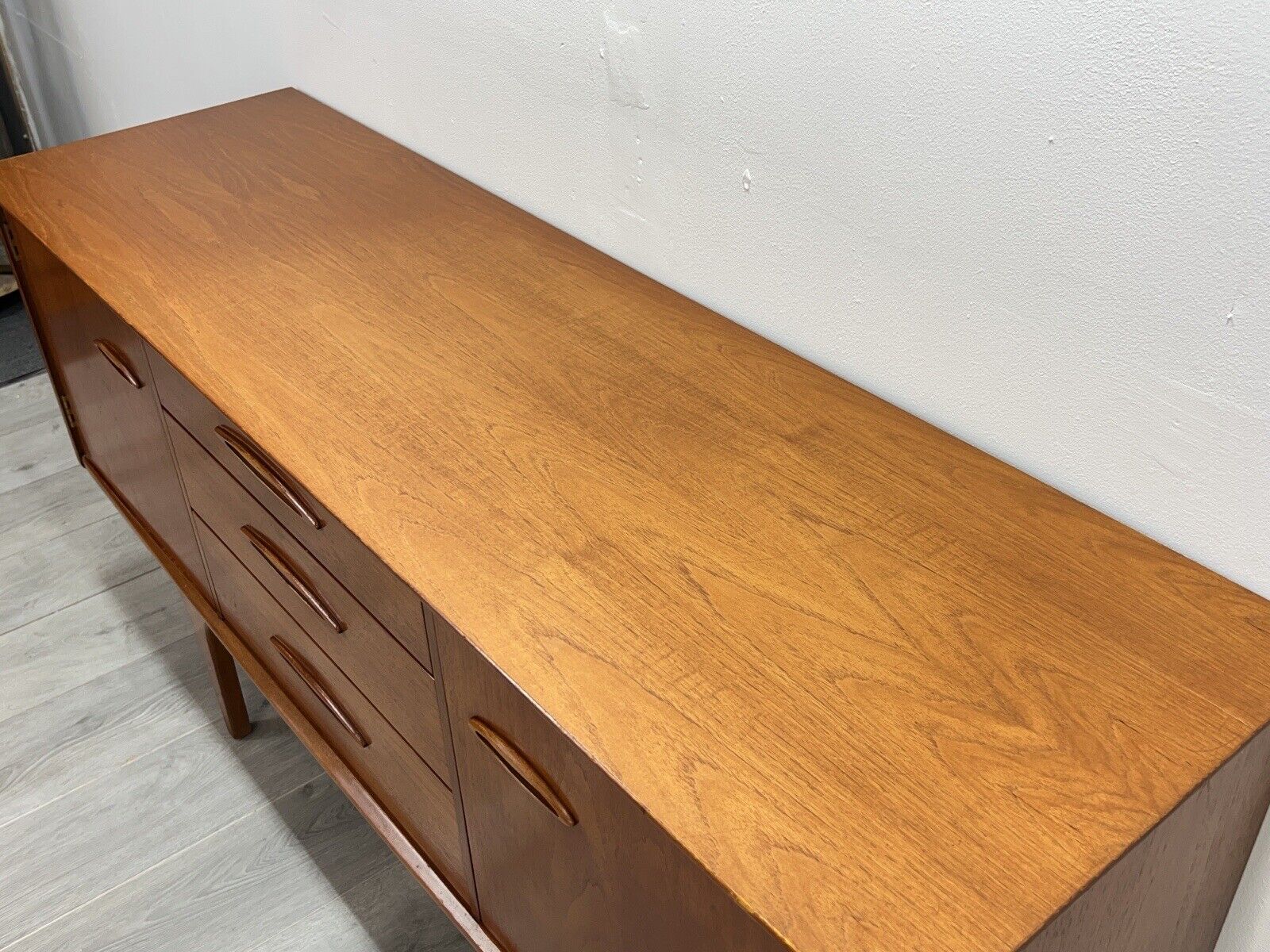 Jentique, Mid Century Teak Compact Sideboard / Credenza